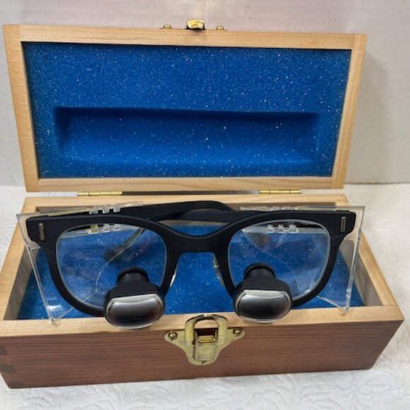 VTG Dental Surgical Telescopic Glasses Yeoman Frame Designs For Vision Case2.5X - Picture 2 of 16